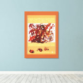 Gezeitenwinkel Leinwanddruck (Insitu (Holzboden))