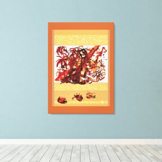 Gezeitenwinkel Leinwanddruck (Insitu (Holzboden))