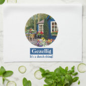 Gezellig, das ist ein Hobby! Geschirrtuch (Gefaltet)