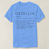 Gezellig Definition T-Shirt (Design vorne)