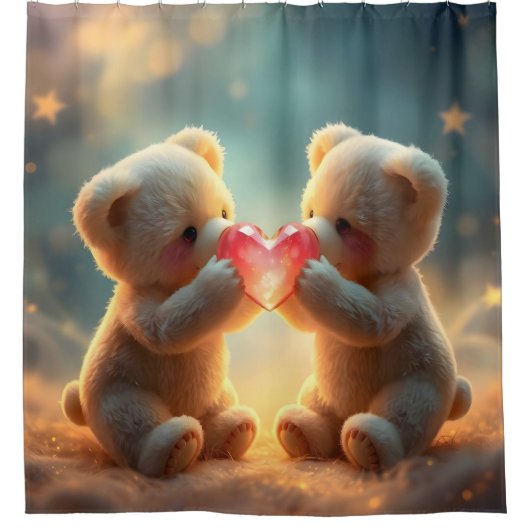 Gezellige metgezellen duschvorhang (Vorderseite)