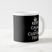 Gezeter Brauch behalte riesige XXL Größe Jumbo-Tasse (Vorderseite Rechts)