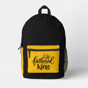 Gezeugt von einem König Bedruckter Rucksack