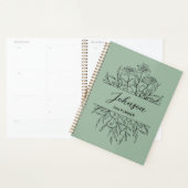 Gezichneter Blumenplaner Planer (Anzeige)