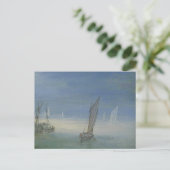 Gezicht op een dorp aan een rivier postkarte (Stehend Vorderseite)