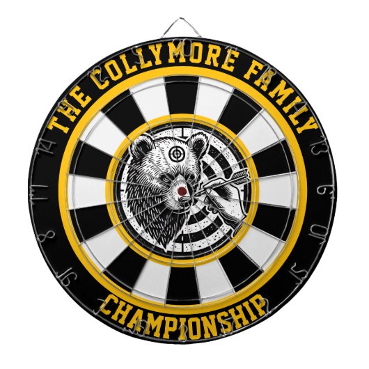 Gezielte Bärenhalterung Dartscheibe (vorne)