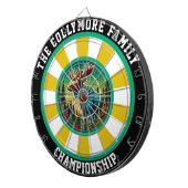 Gezielte Elche im Walddesign Dartscheibe (Vorderseite rechts)