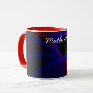 Gezielte geometrische Tasse des Dreiecks