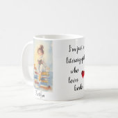 Gezielter Mug für den Literaturbuchleser Kaffeetasse (Vorderseite Links)