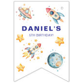 Gezieltes Rangieren von Party mit Raumgedanken Wimpelkette (Dritte Fahne)