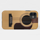 Gezierte oberste Akustikgitarre Case-Mate iPhone Hülle (Rückseite (Horizontal))