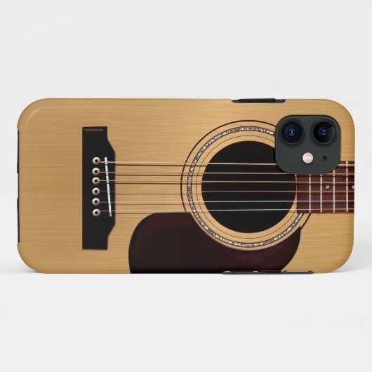 Gezierte oberste Akustikgitarre Case-Mate iPhone Hülle (Rückseite (Horizontal))