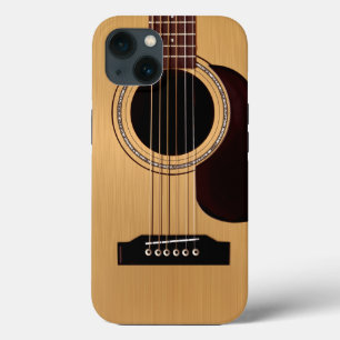 Gezierte oberste Akustikgitarre iPhone 13 Hülle