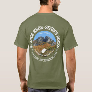 Gezierter Griff - Seneca schaukelt NRA T-Shirt