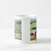 Gezierter Hügel-Bauernhof Kaffeetasse (Mittel)