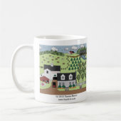 Gezierter Hügel-Bauernhof Kaffeetasse (Links)