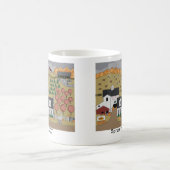 Gezierter Hügel-Herbst Kaffeetasse (Mittel)