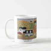 Gezierter Hügel-Herbst Kaffeetasse (Links)