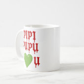 Gezimutige Code-Tasse Kaffeetasse (Vorderseite Links)