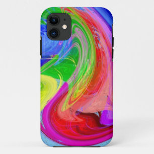 gezogener Regenbogen iPhone 11 Hülle
