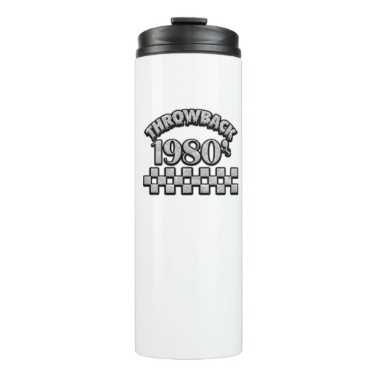 Gezogener Rückschlag der 1980er Jahre Thermosbecher (Vorderseite)