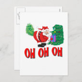 gezüchtet feiertagspostkarte (Vorne/Hinten)