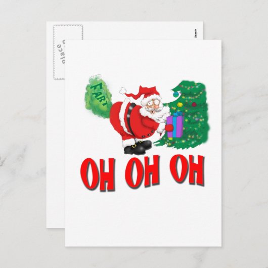 gezüchtet feiertagspostkarte (Vorne/Hinten)