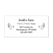 Gezüchtete Hühner Gummistempel (Prägung)