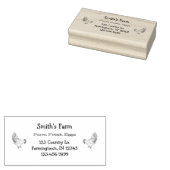 Gezüchtete Hühner Gummistempel (Stempel)