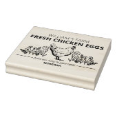 Gezüchtete landwirtschaftliche Frischeier, kleine  Gummistempel (Stempel)
