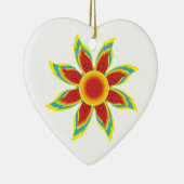 Gezüchtete Sonnenblumen Keramik Ornament (Rechts)