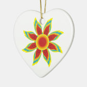 Gezüchtete Sonnenblumen Keramik Ornament (Links)