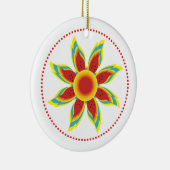 Gezüchtete Sonnenblumen Keramikornament (Rechts)