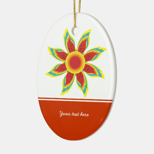 Gezüchtete Sonnenblumen Keramikornament (Links)