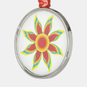 Gezüchtete Sonnenblumen Ornament Aus Metall (Links)