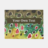 Gezüchteter Braunfisch Fußmatte (Vorderseite)