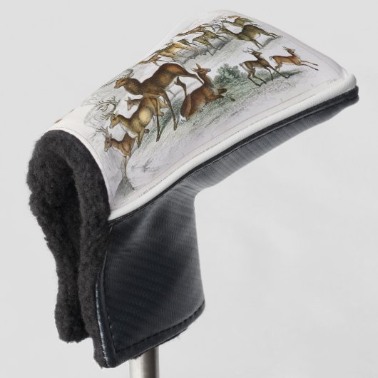 Gezüchteter Rotwild, Hind, Roebuck, Musk Deer Golf Headcover (3/4 Vorderseite)