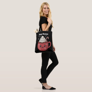 Gezuckerte Kakaoweihnachts-Kawaii-Heiße Schokolade Tasche