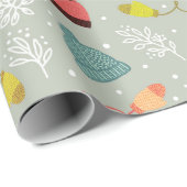 Gezwirnhäute und Zwergwintermuster Geschenkpapier (Rolleneckpunkt)