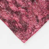 Gezwirnte Pullover-Textur, Kirsche lila. Fleecedecke (Ecke)
