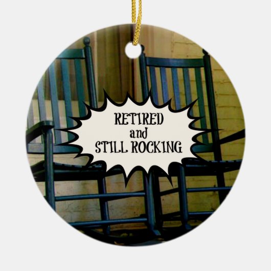 Gezwirnter und noch rockender Sonderverzierung Keramik Ornament (Vorne)