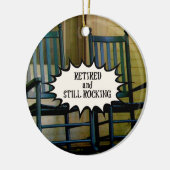 Gezwirnter und noch rockender Sonderverzierung Keramik Ornament (Links)