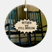 Gezwirnter und noch rockender Sonderverzierung Keramik Ornament (Hinten)