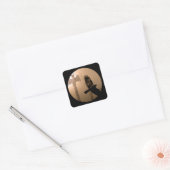 Gezwitscher Geist und Totem Loch Sakrale Kunst Quadratischer Aufkleber (Umschlag)