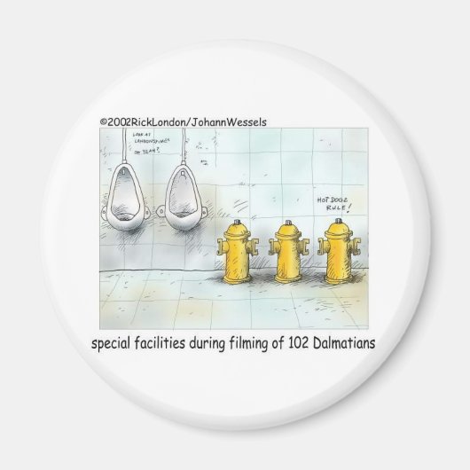 Gezwitscherte Hunde Bäder Gewitterte Geschenke & T Magnet (Vorne)