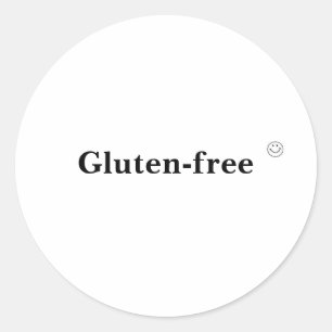 GF-Etikett Runder Aufkleber