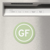 GF für glutenfreies Lebensmittellogo Magnet (In Situ (Geschirrspüler))