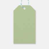 GF für glutenfreies Lebensmittellogo personalisier Geschenkanhänger (Rückseite)