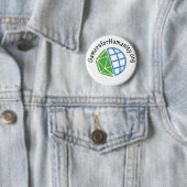 GfH Knopf, weiße Runde, mit Website Button (Beispiel)