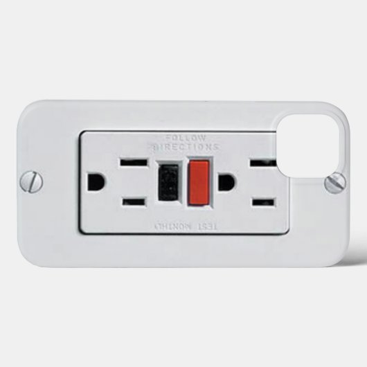 GFI-Ausgang-Fall Case-Mate iPhone Hülle (Rückseite (Horizontal))